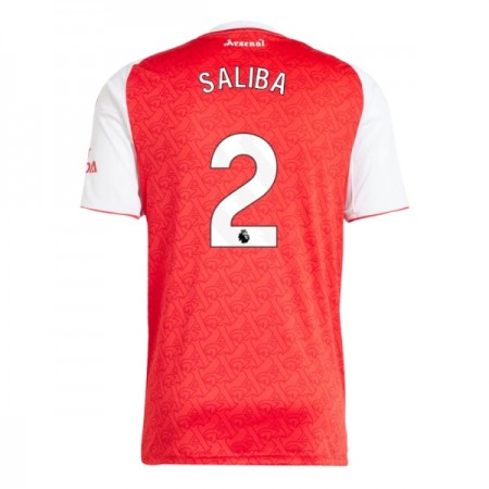 Arsenal Saliba 2 Domácí 2025-26 - Fotbalové Dresy (S/S) Arsenal Saliba 2 Domácí 2025-26 - Fotbalové Dresy (S/S)